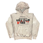 RIVINGTON roi Rebis Tie Dye Holy Club 123 Hoodie 'Grey'