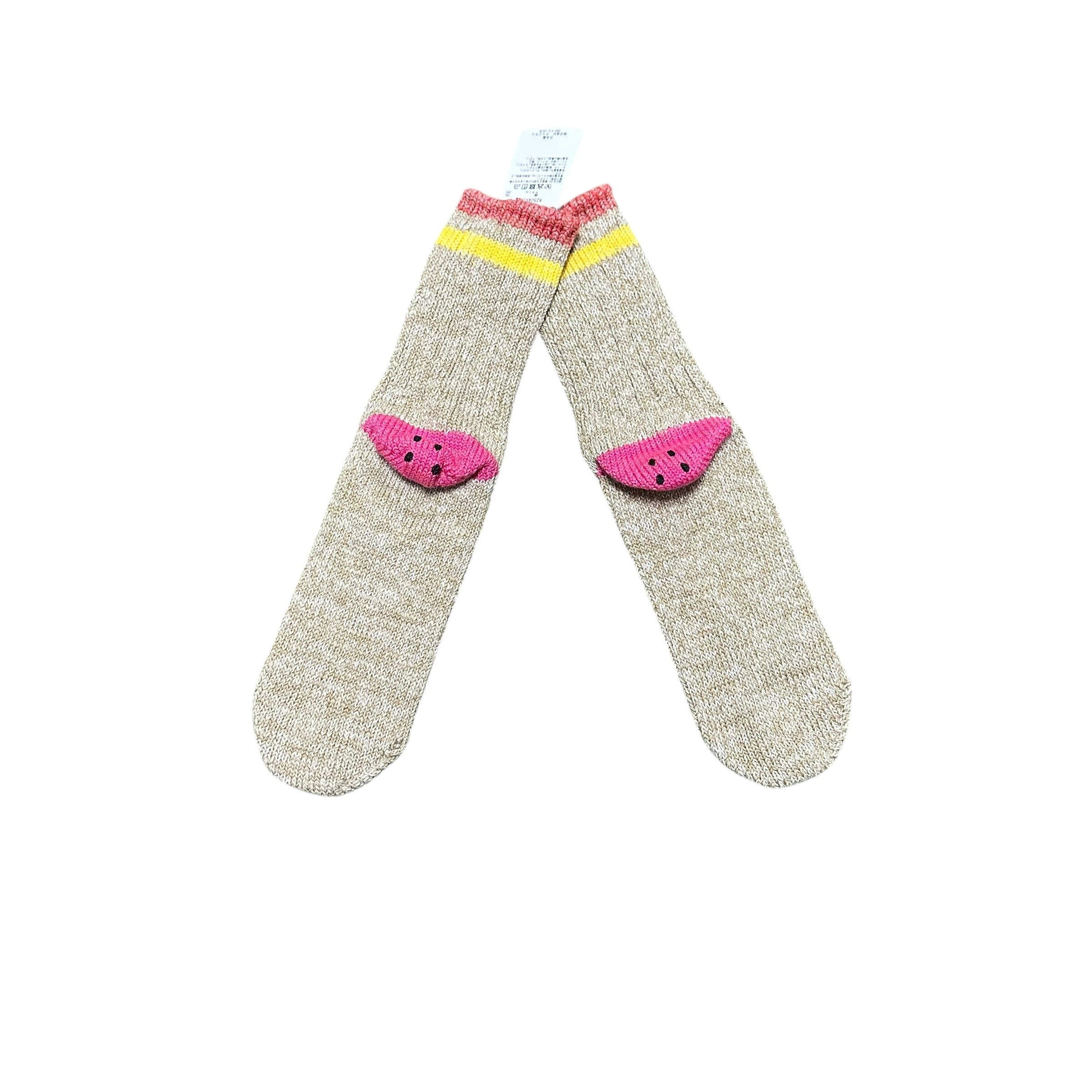 New Kapital Socks Red/Brown/Yellow