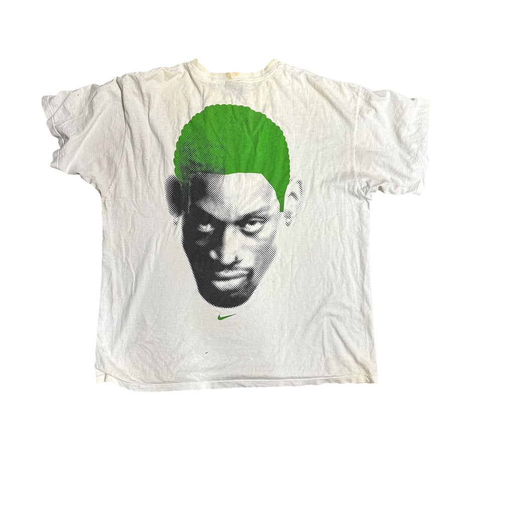Vintage Nike Dennis Rodman White/Green Tee