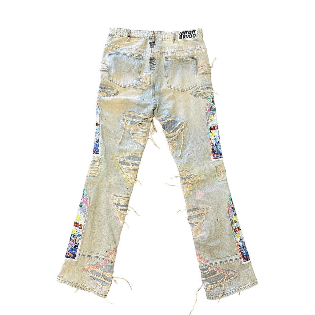 Who Decides War Studded Jeans