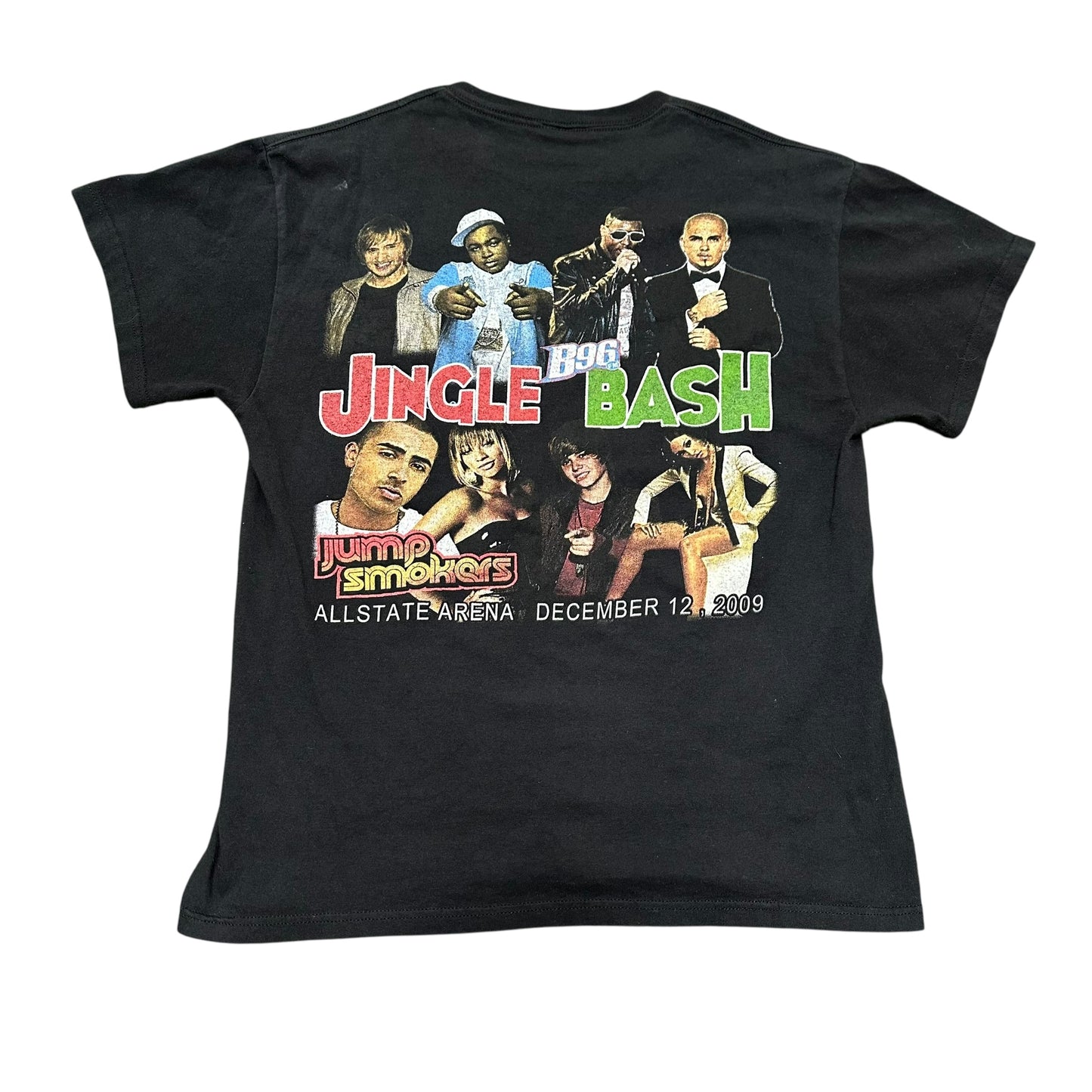 Vintage 2009 B96 Jingle Bash Concert Rap Tee