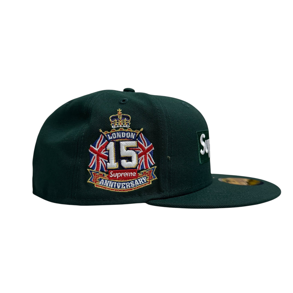 NEW Supreme Green Box Logo New Era Fitted
