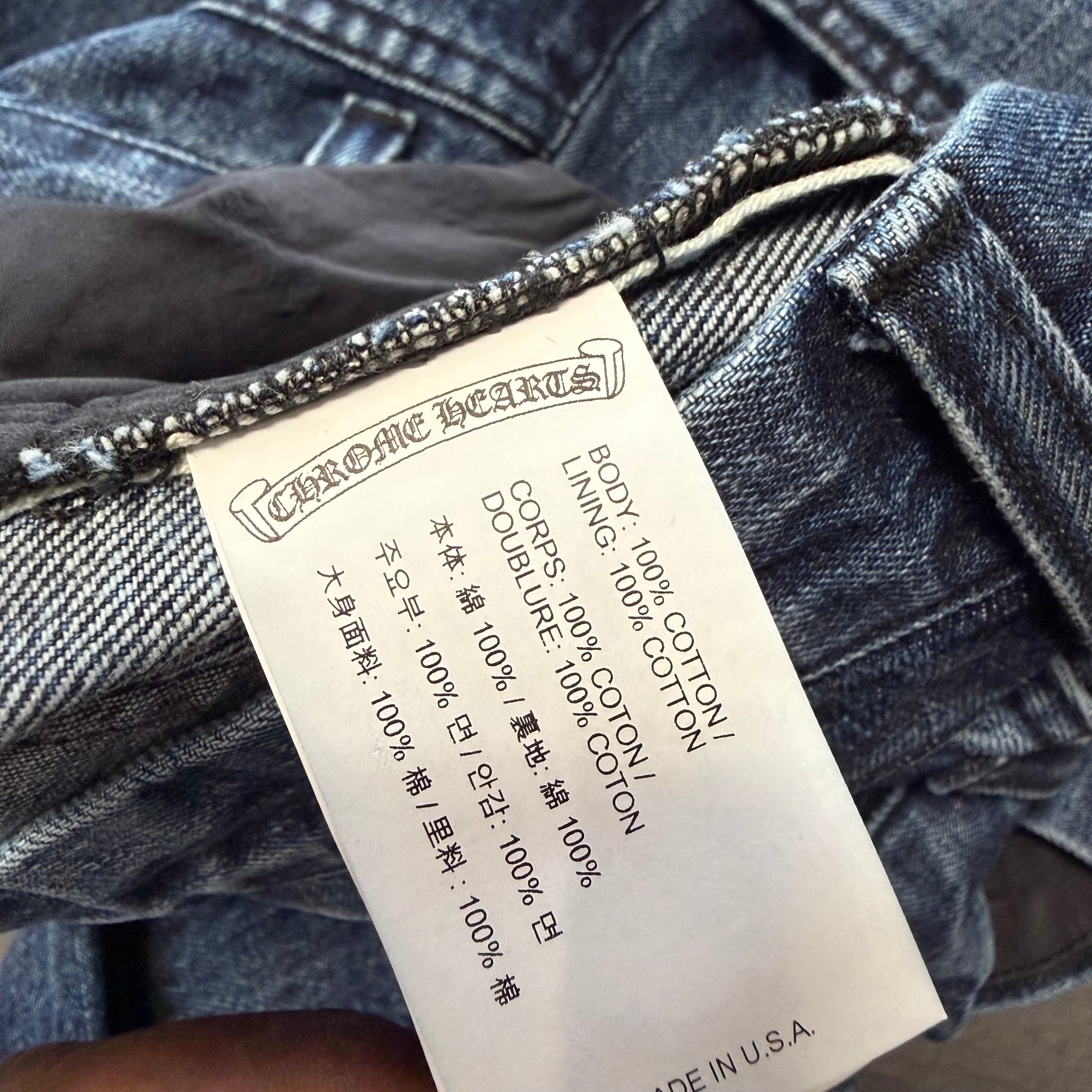 Chrome Hearts Richard Cut Flare Jeans