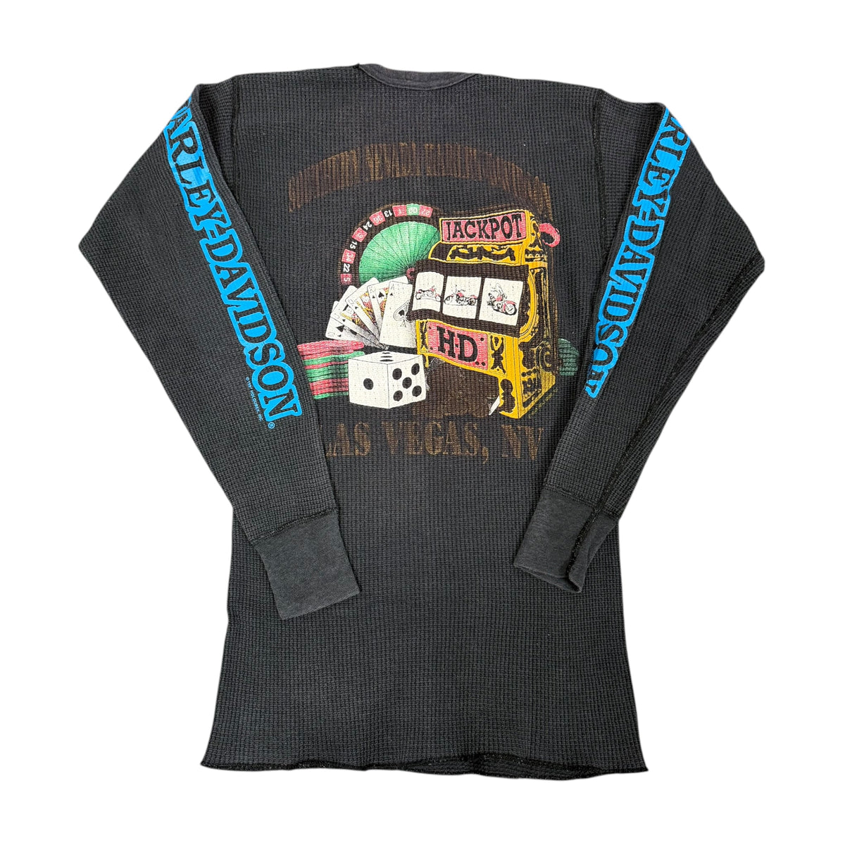 Harley Davidson Black Thermal Longsleeve Shirt