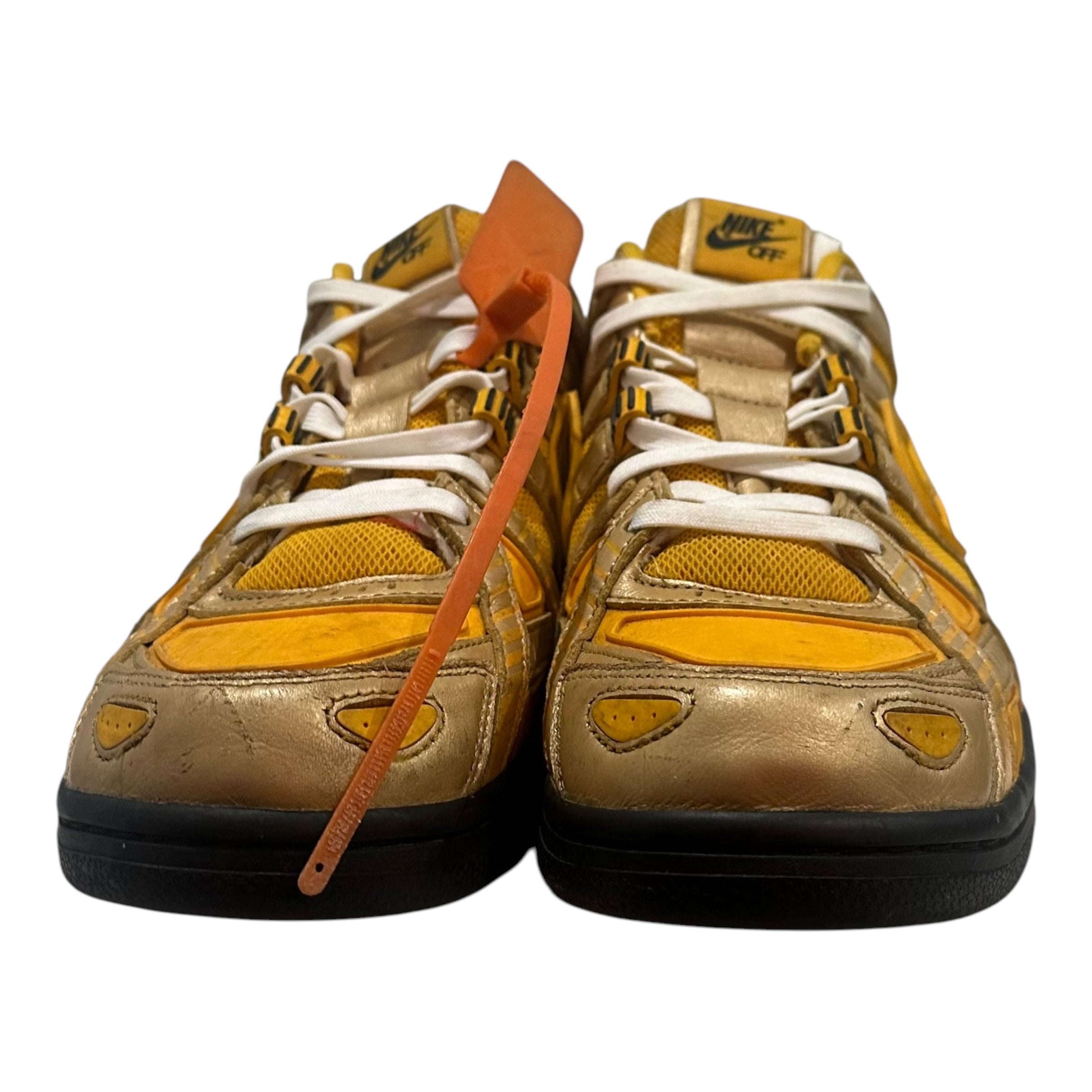 Off-White x Nike Rubber Dunk University Gold (No Box)