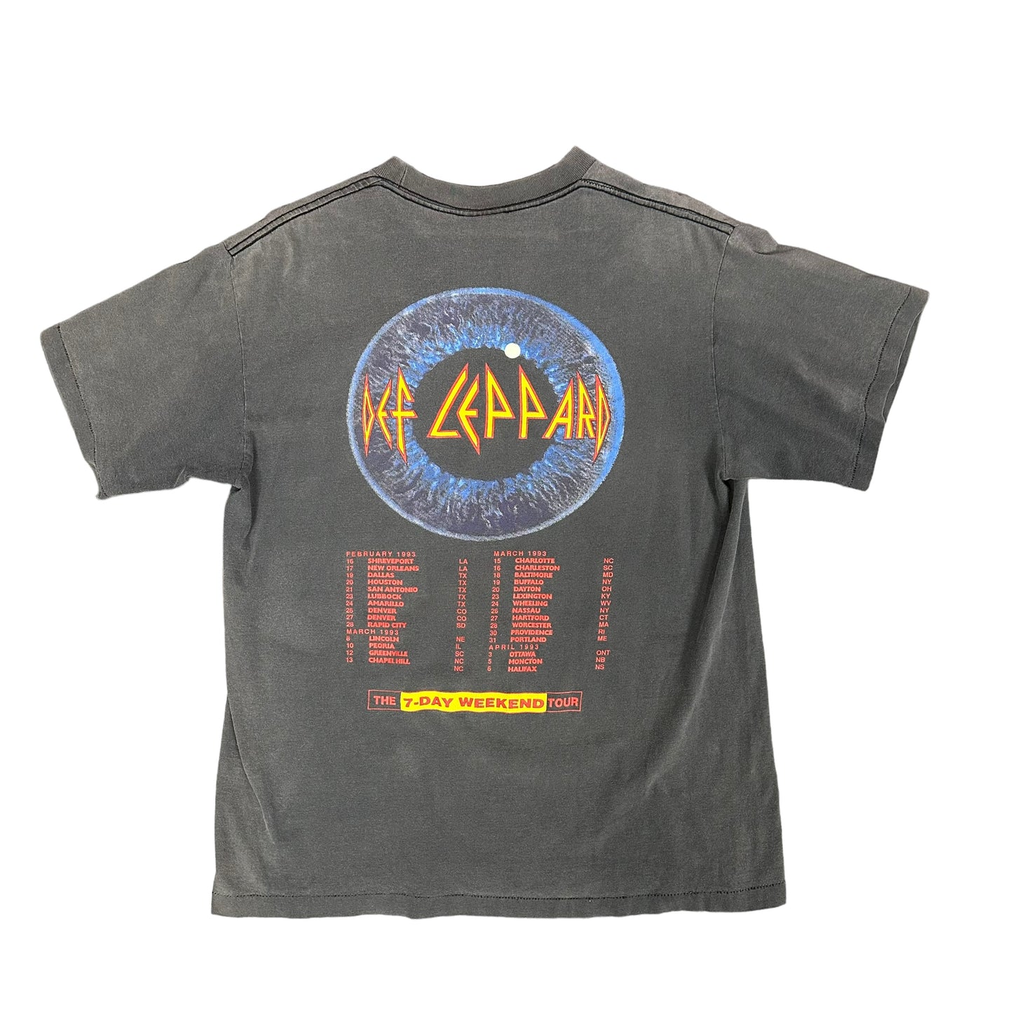 ‘93 Def Leppard 7 Day Tour Tee