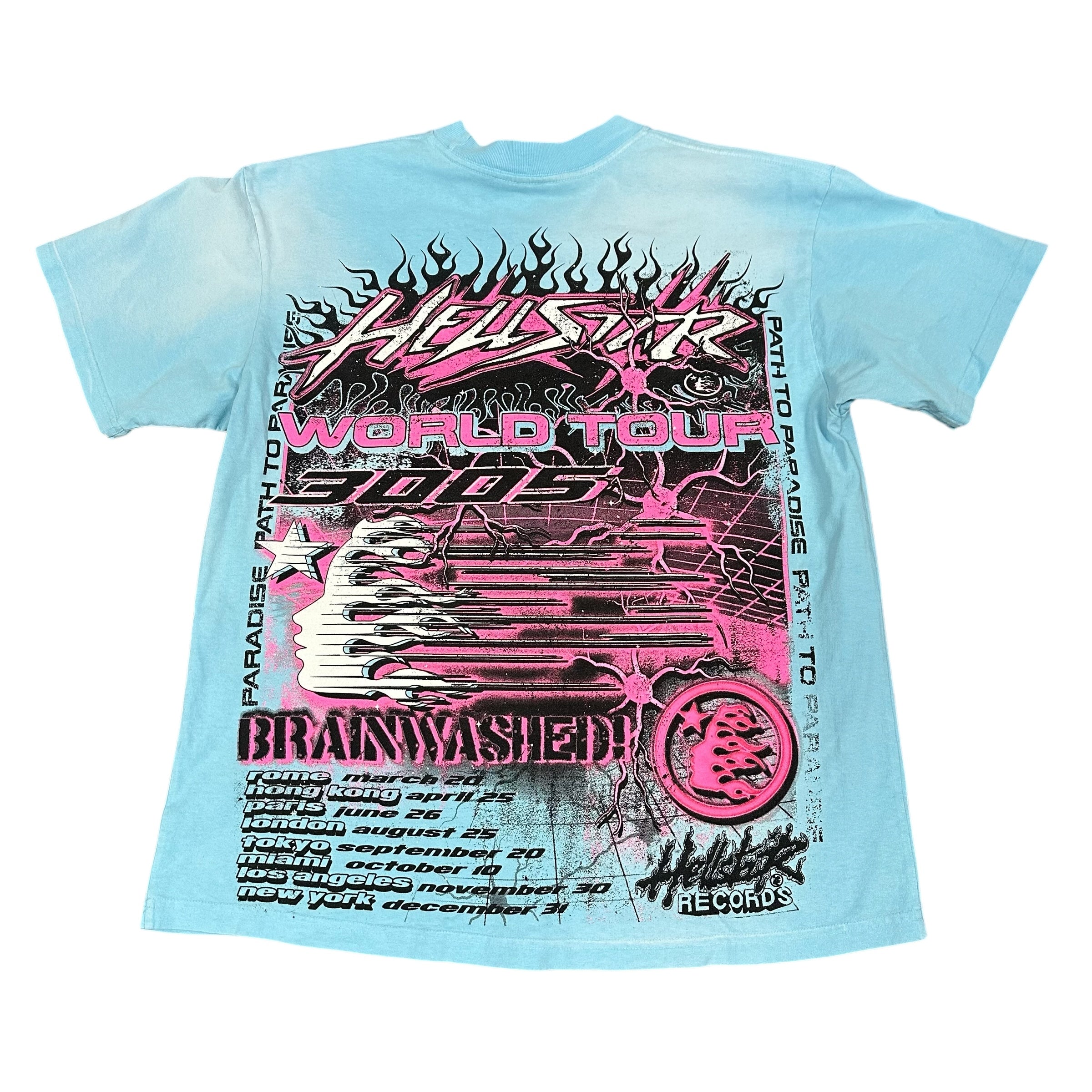Hellstar World Tour Blue Tee