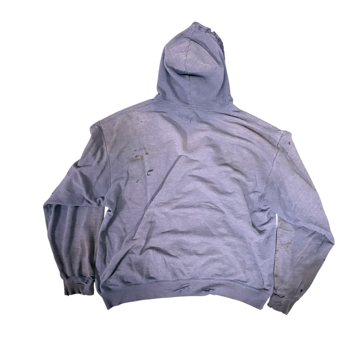 Vintage Distressed Blue Hoodie