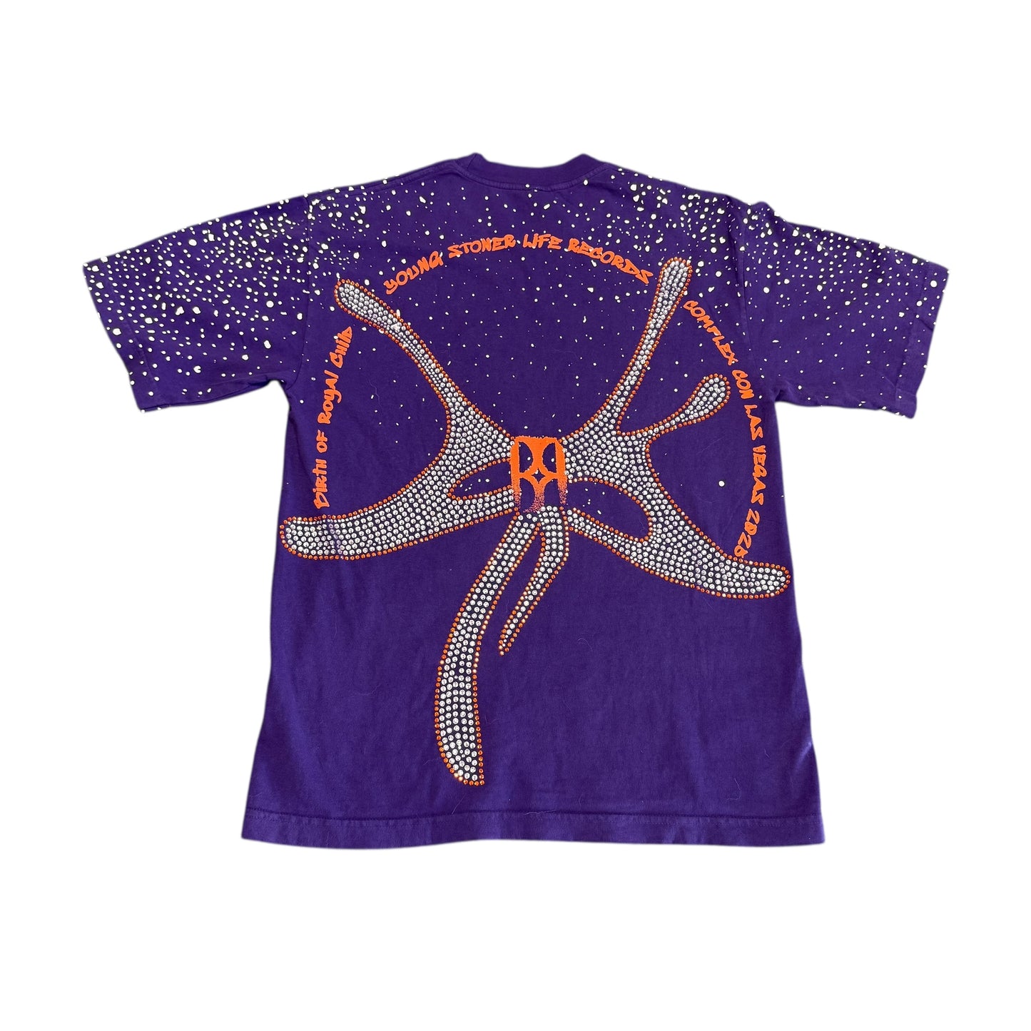 Birth Of Royal Child Purple Rhinestone Tee