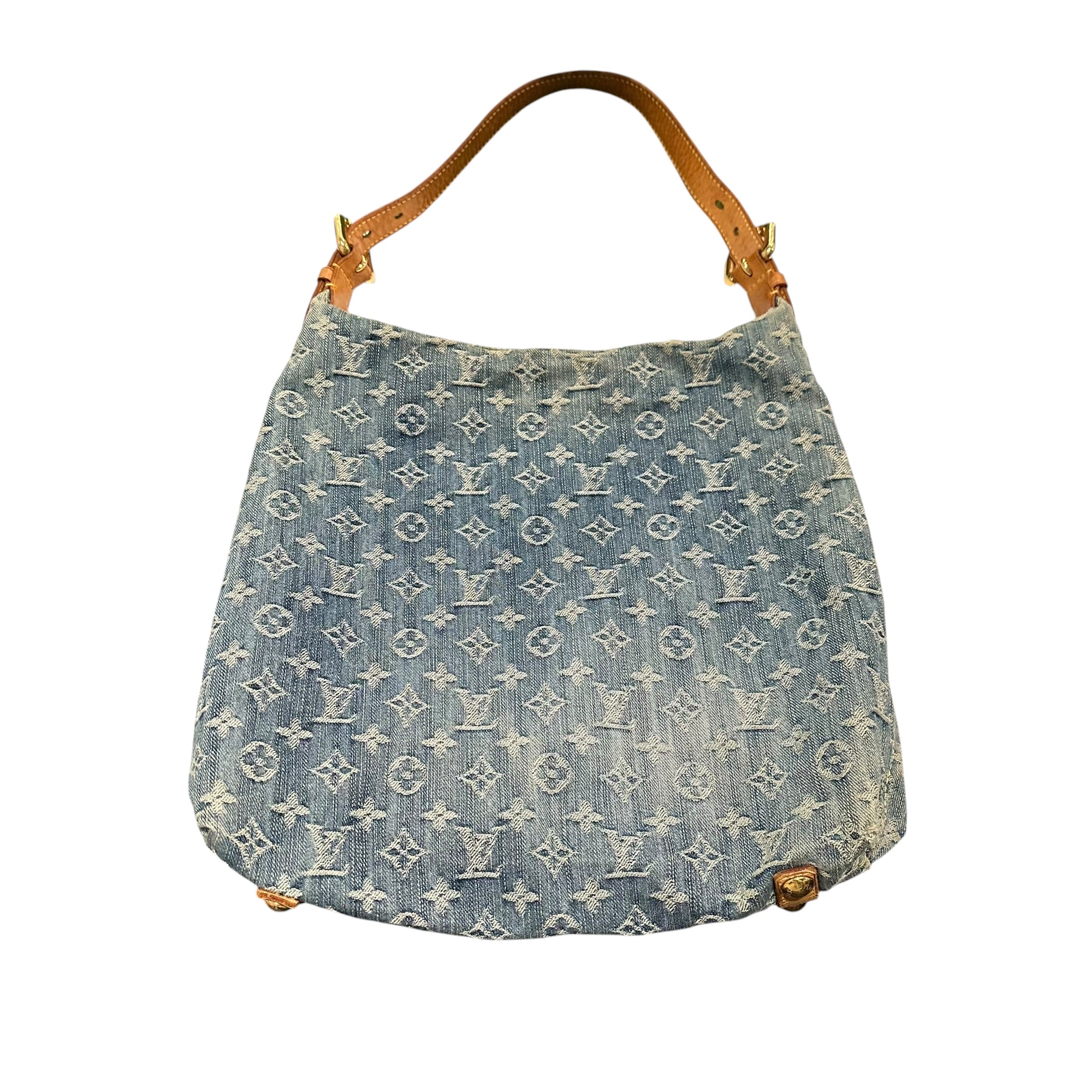 Louis Vuitton Monogram Denim Baggy GM Shoulder Bag
