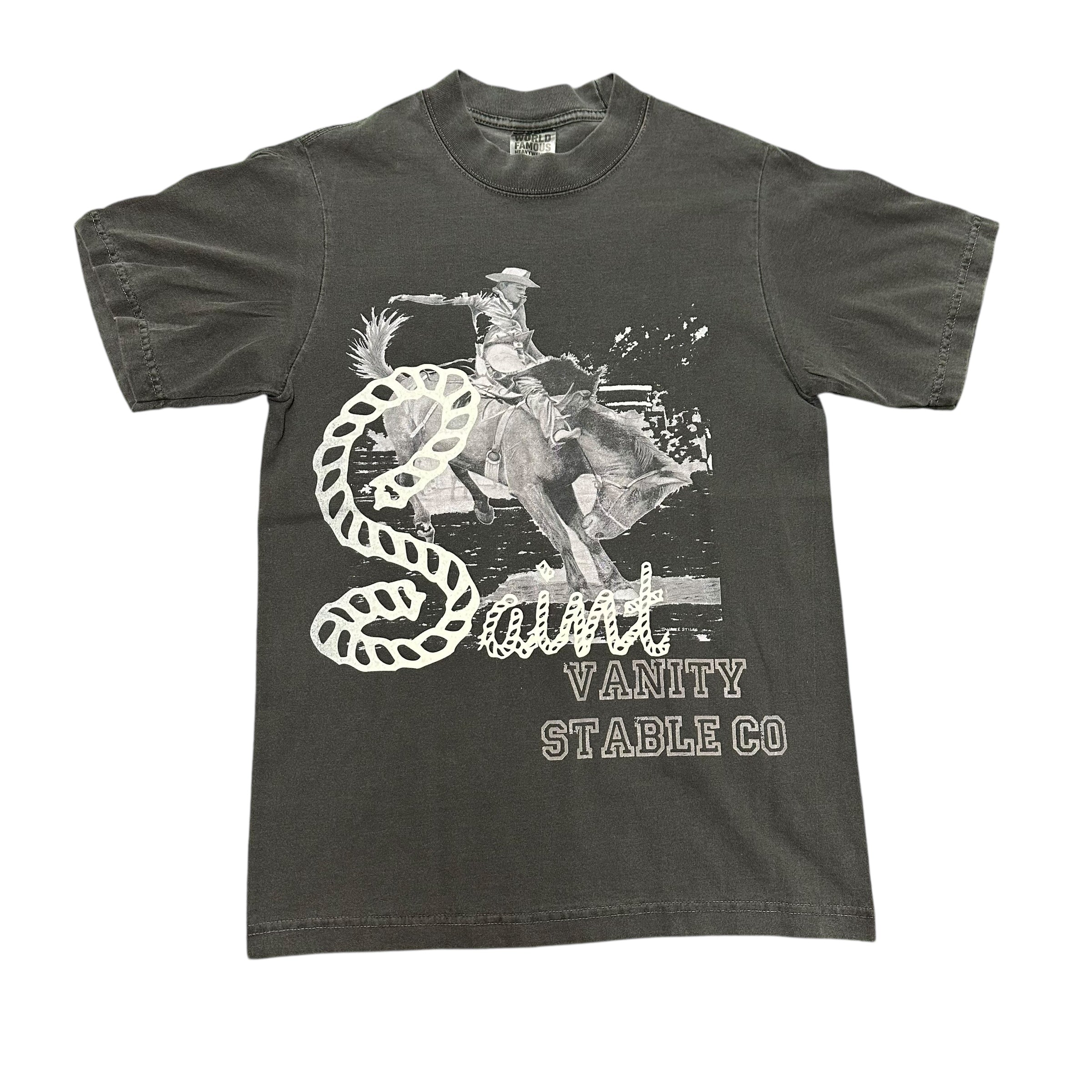 Saint Vanity Grey Cowboy Tee