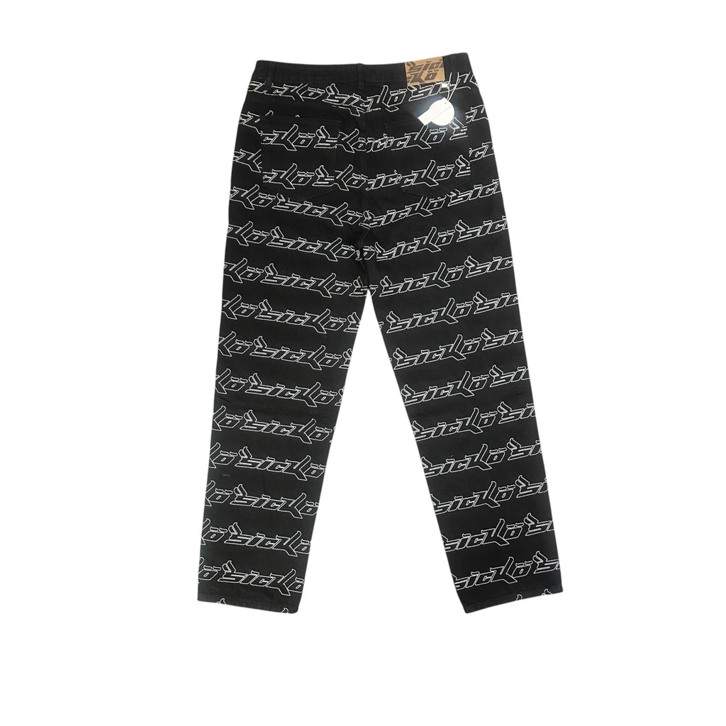 New Sicko Repeater Denim Jeans ‘Black/White’