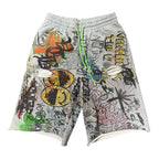 Vertabrae Graffiti Sweat Shorts