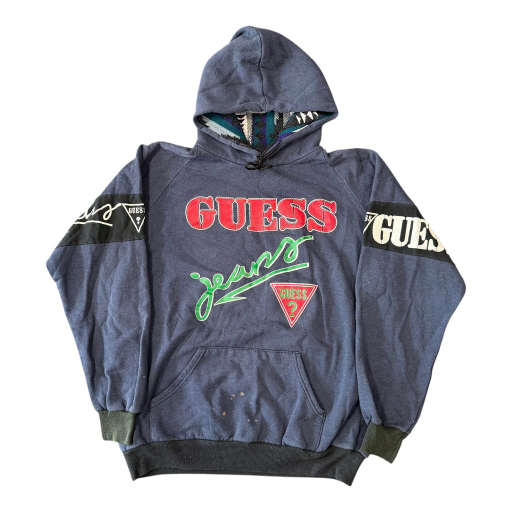 Vintage Guess Navy/Red Hoodie