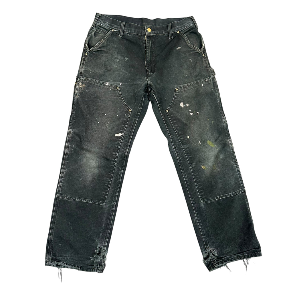 Vintage Carhartt Black Painted Double Knees