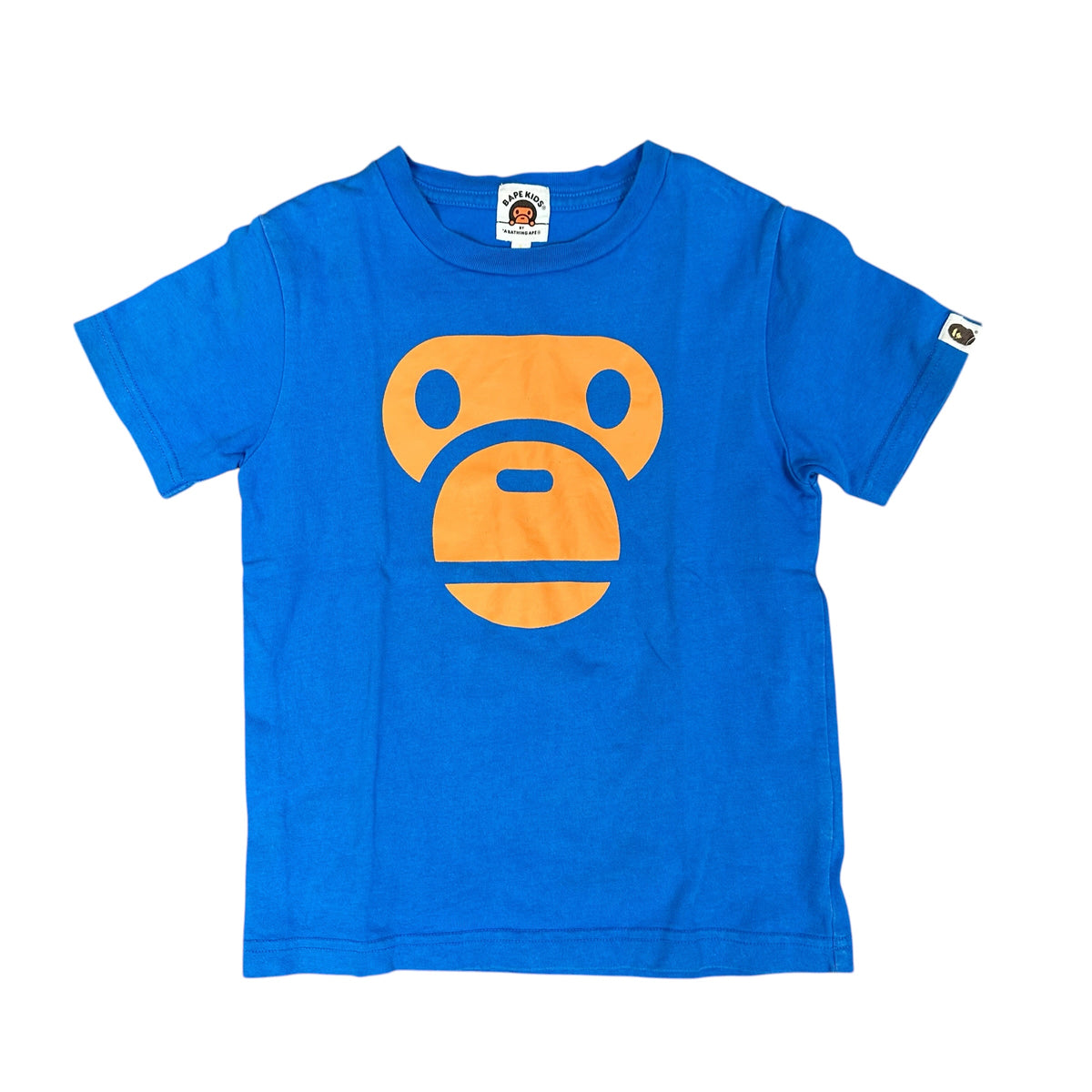 kids Bape Baby Milo Face Blue Tee