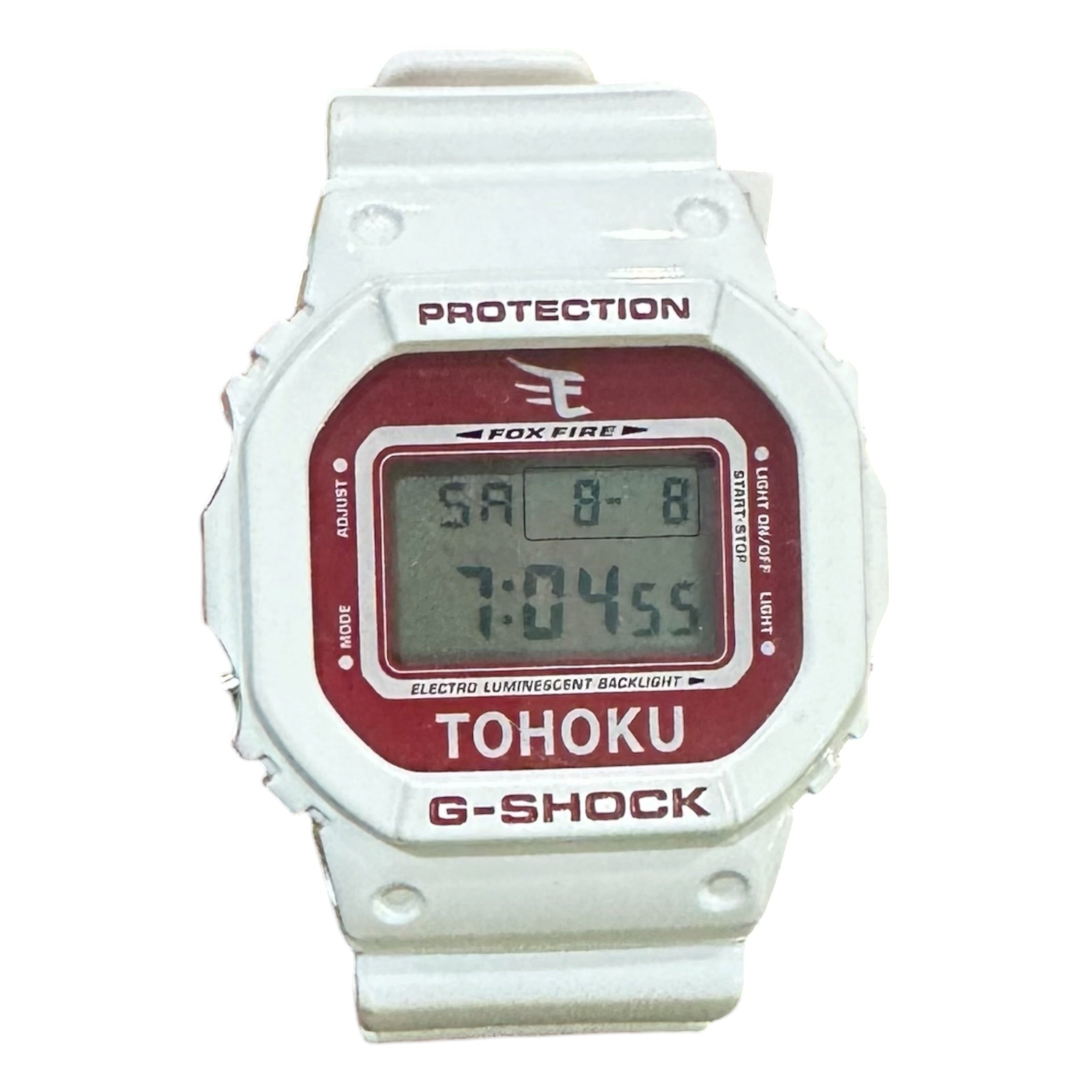 GShock White/Red TOHOKU
