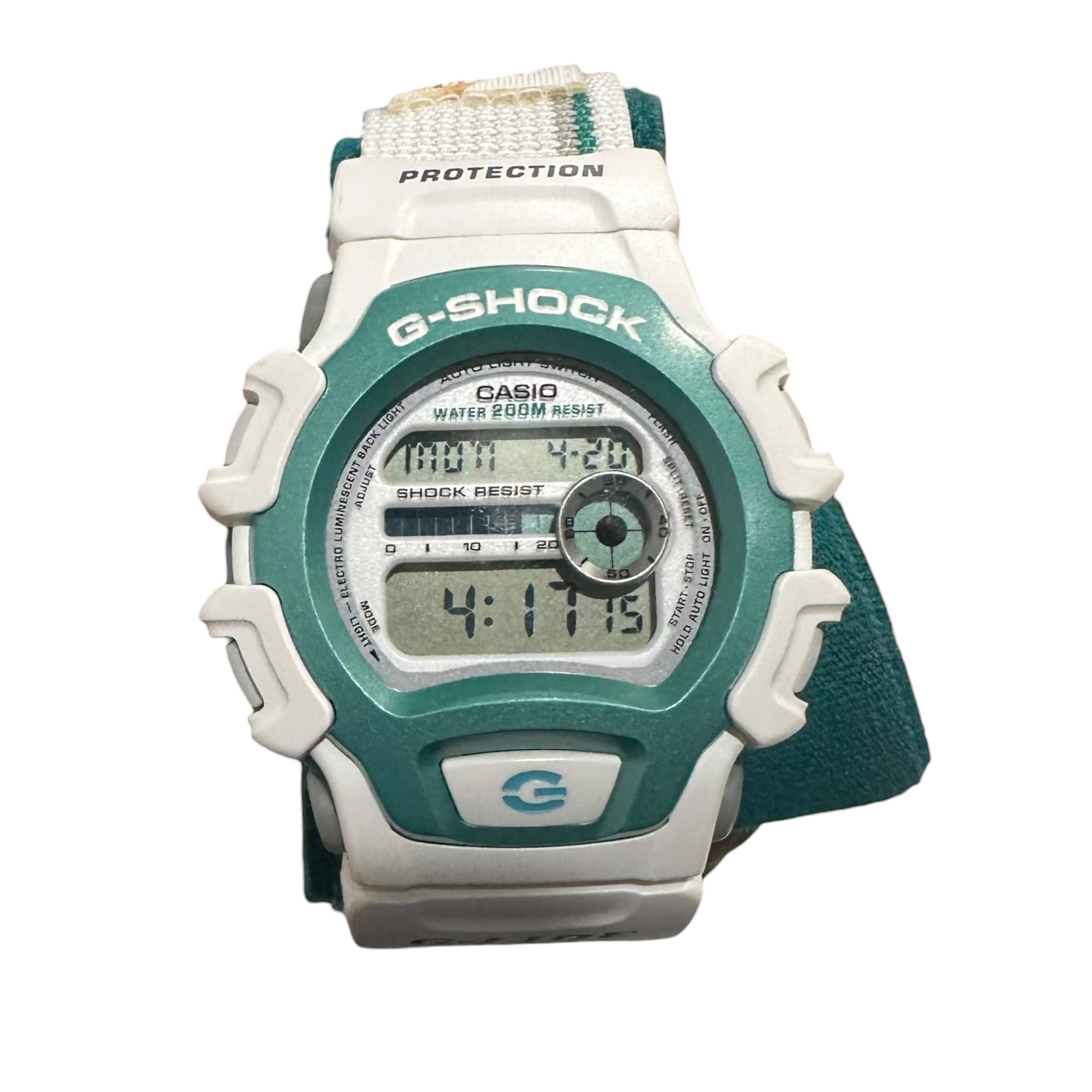 Gshock Velcro White/Green