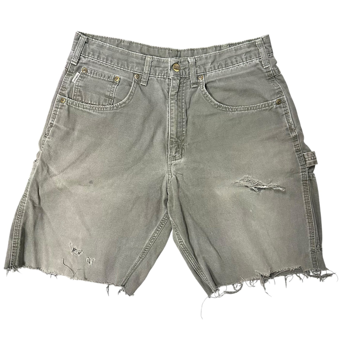 Vintage Carhartt Faded Green Shorts