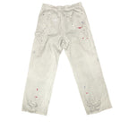 HMDD White Painted Carpenter Pants