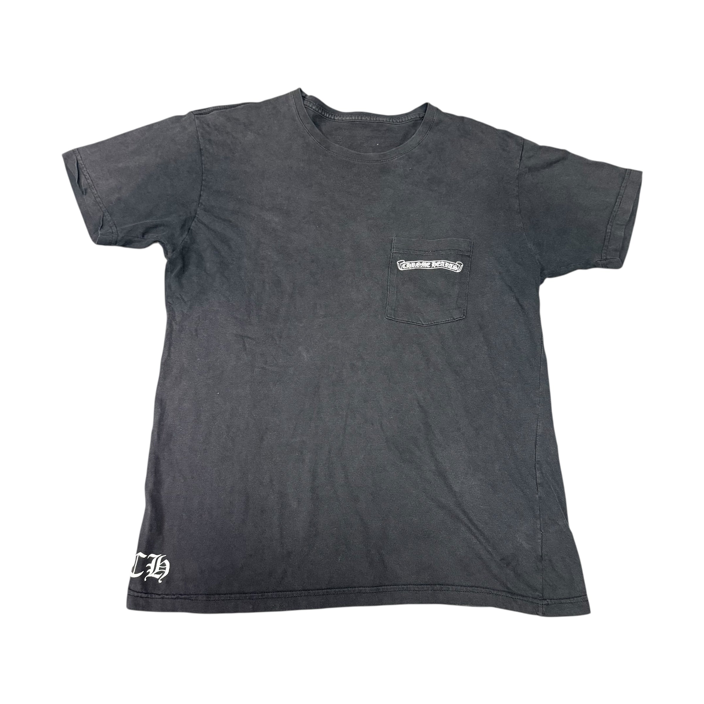 Chrome Hearts Scroll Logo Pocket Tee