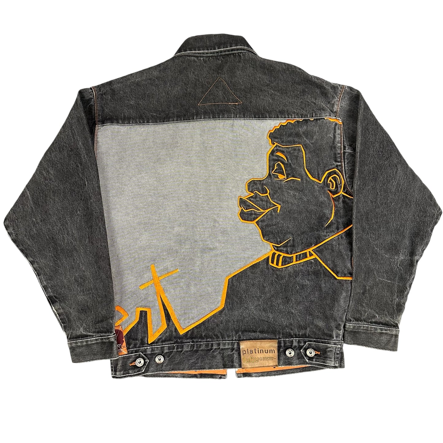 Platinum Fubu Grey Denim Jacket