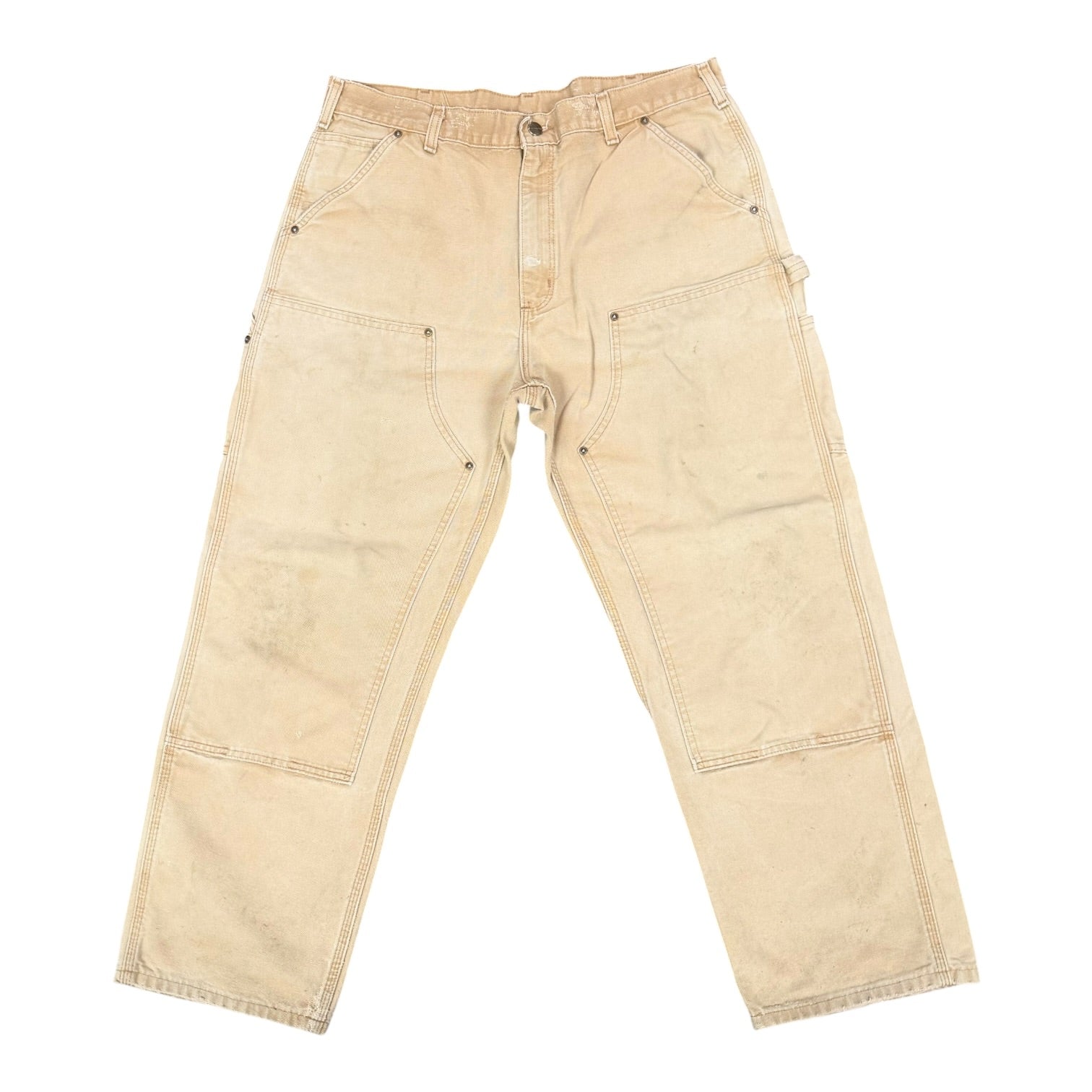 Tan Carhartt Double Knee Pants(38x30)
