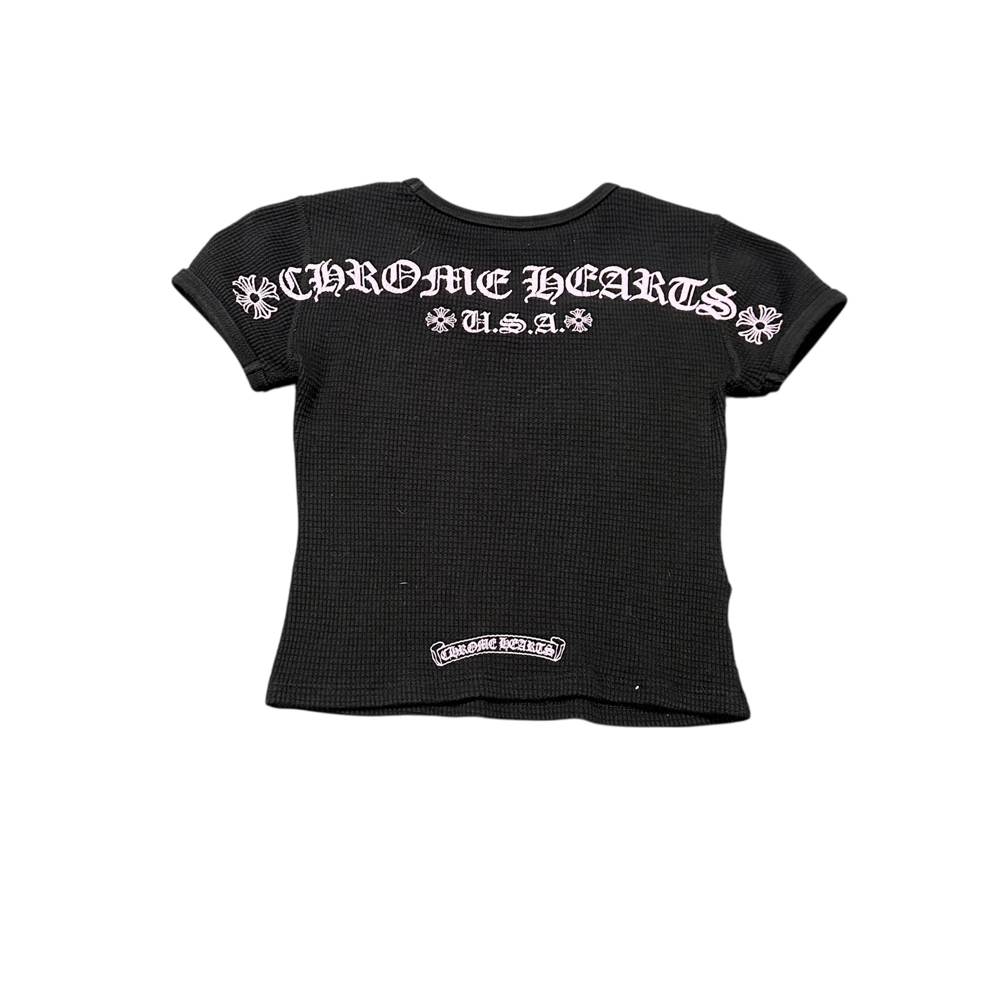 Chrome Hearts Pink/Black Thermal Top