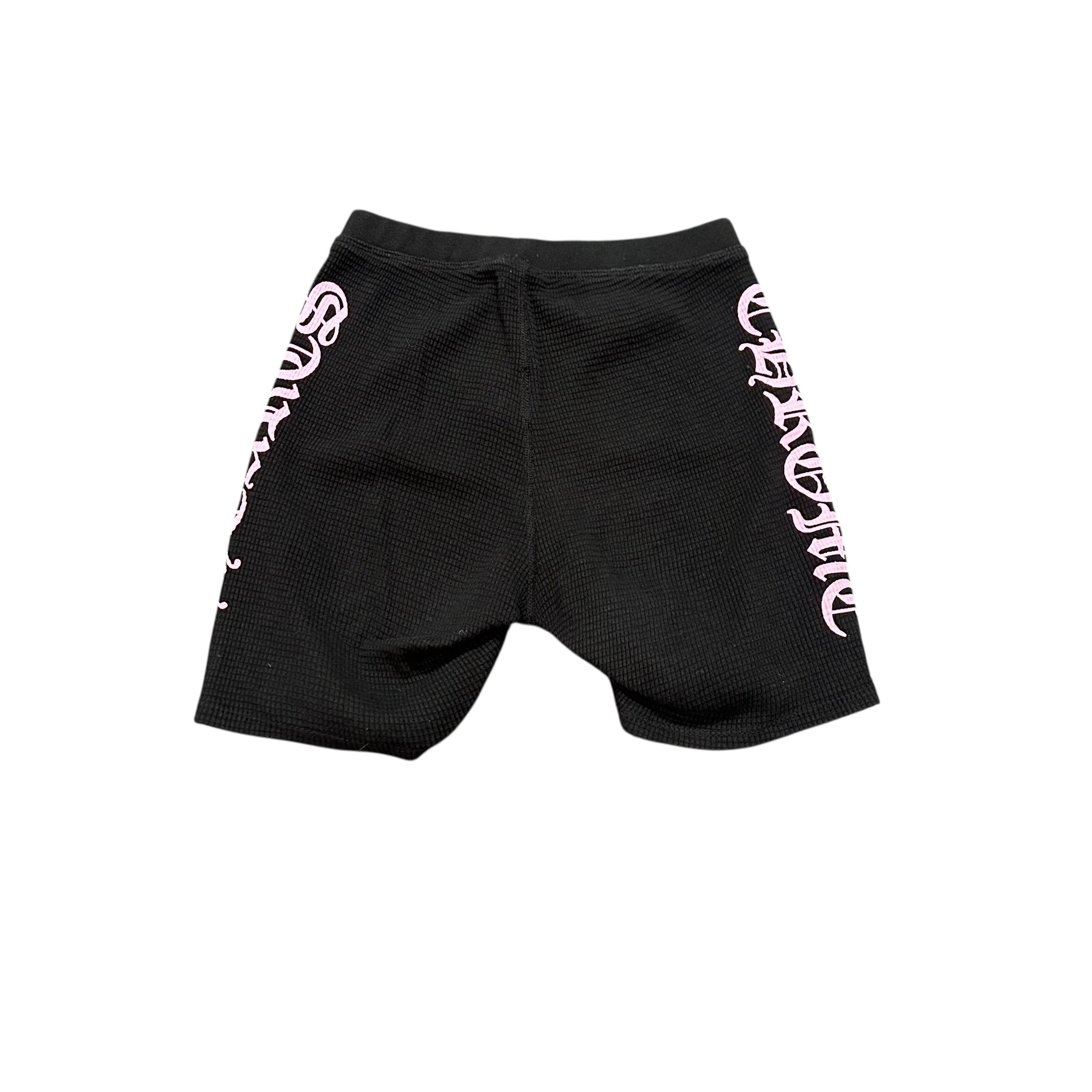 Chrome Hearts Pink/Black Thermal Shorts