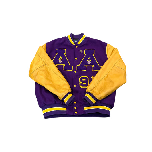 Vintage ADA Bulldog Purple Varsity  Jacket