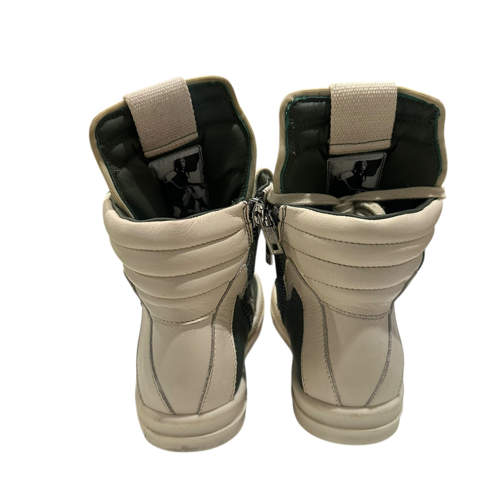 Rick Owens Kids Geobasket Olive/White