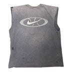 Vintage Black Faded Nike Cut Off Shirt