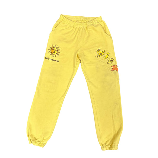 Sicko Born Unwanted Yellow Sweatpants