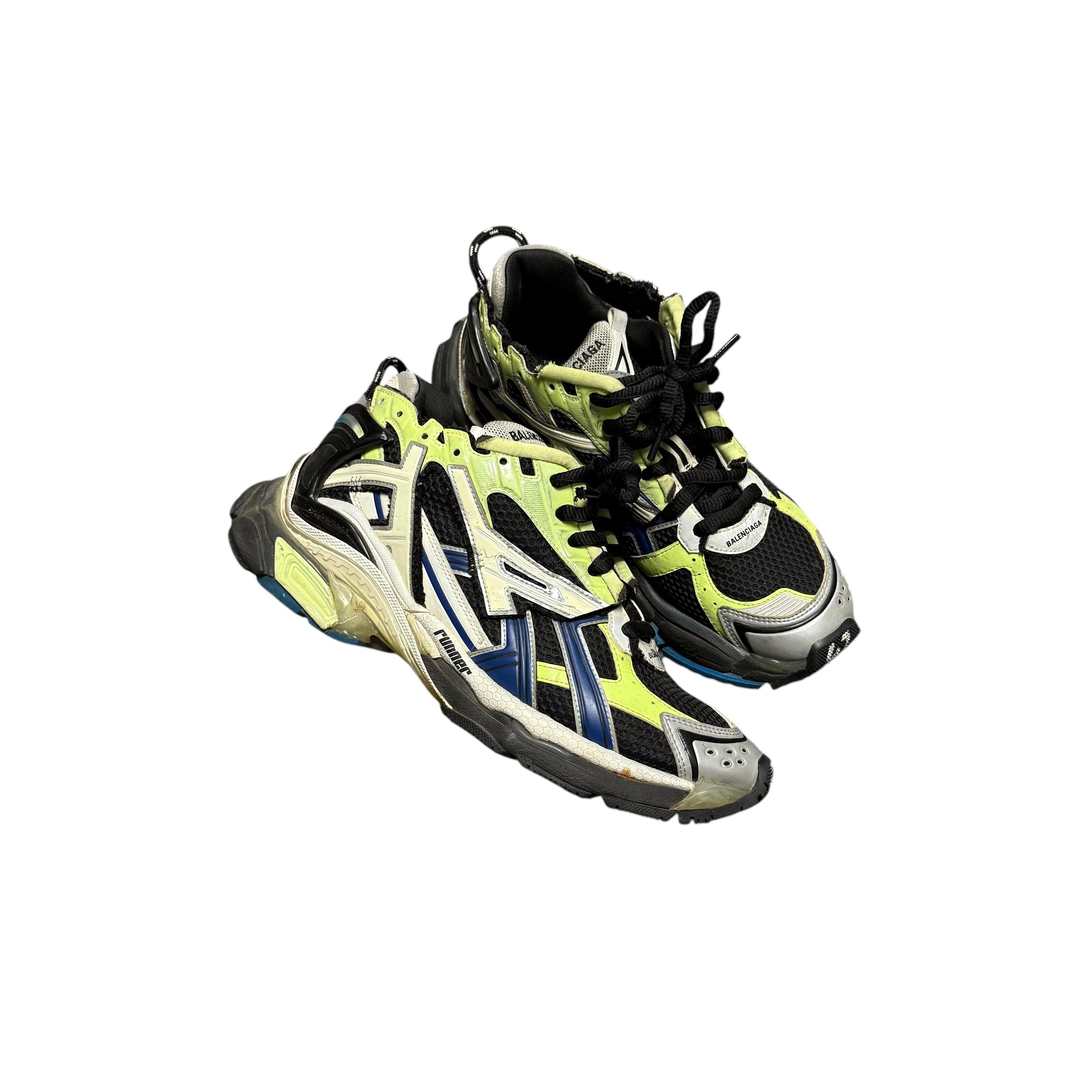 Balenciaga Runners Lime/Blue