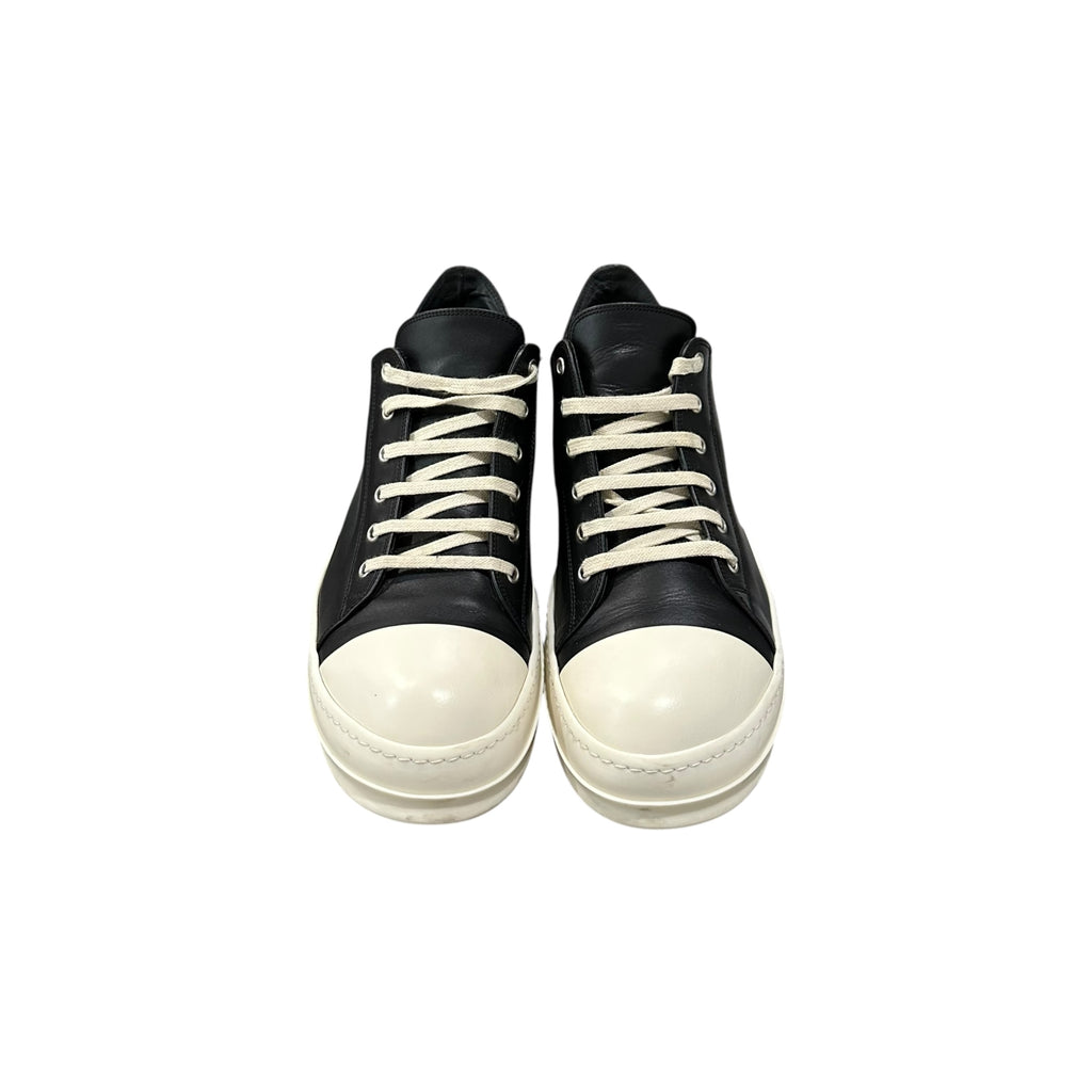Rick Owen Low Top Leather Sneakers
