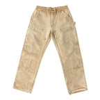 Vintage Carhartt Tan Faded Distressed Double Knee(33x34)