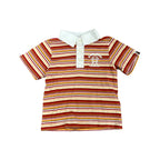 A BATHING APE Stripped Polo T Shirt