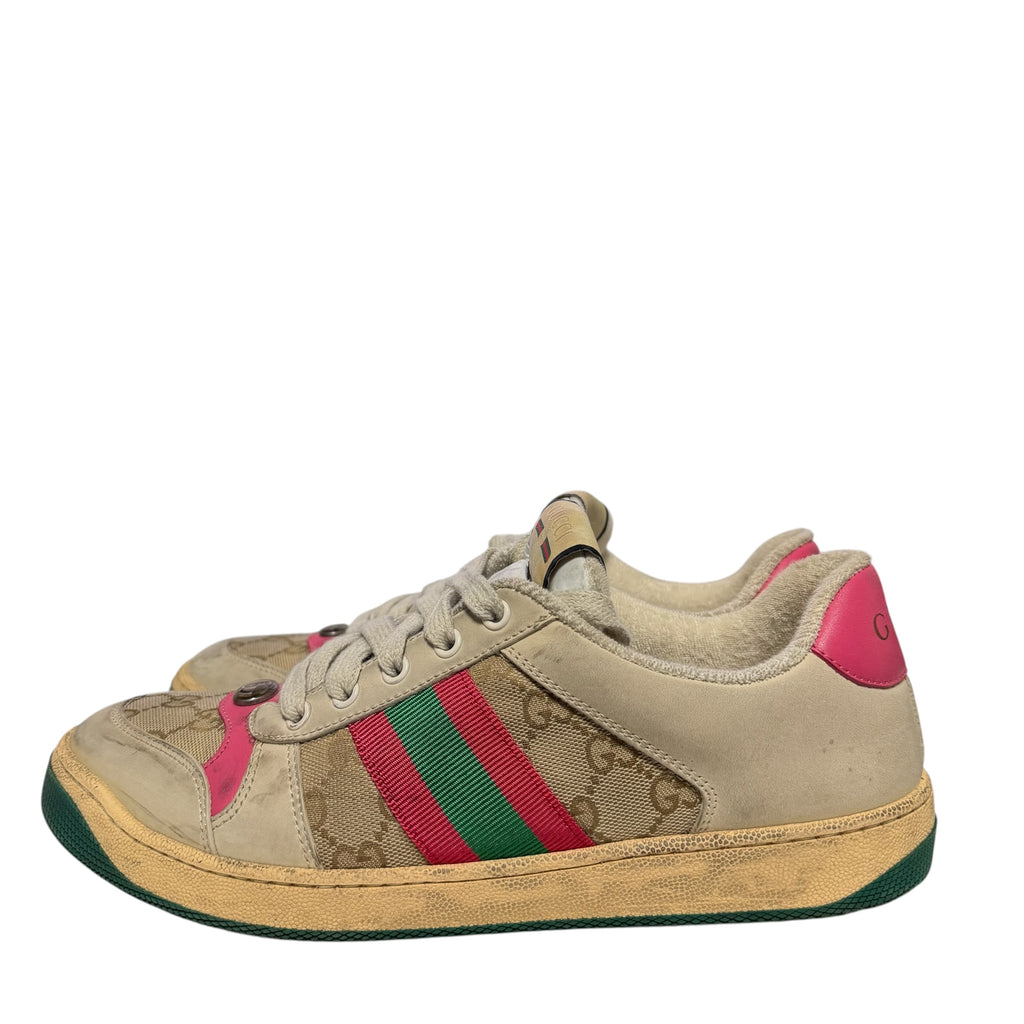 Gucci Screener Butter Leather Red