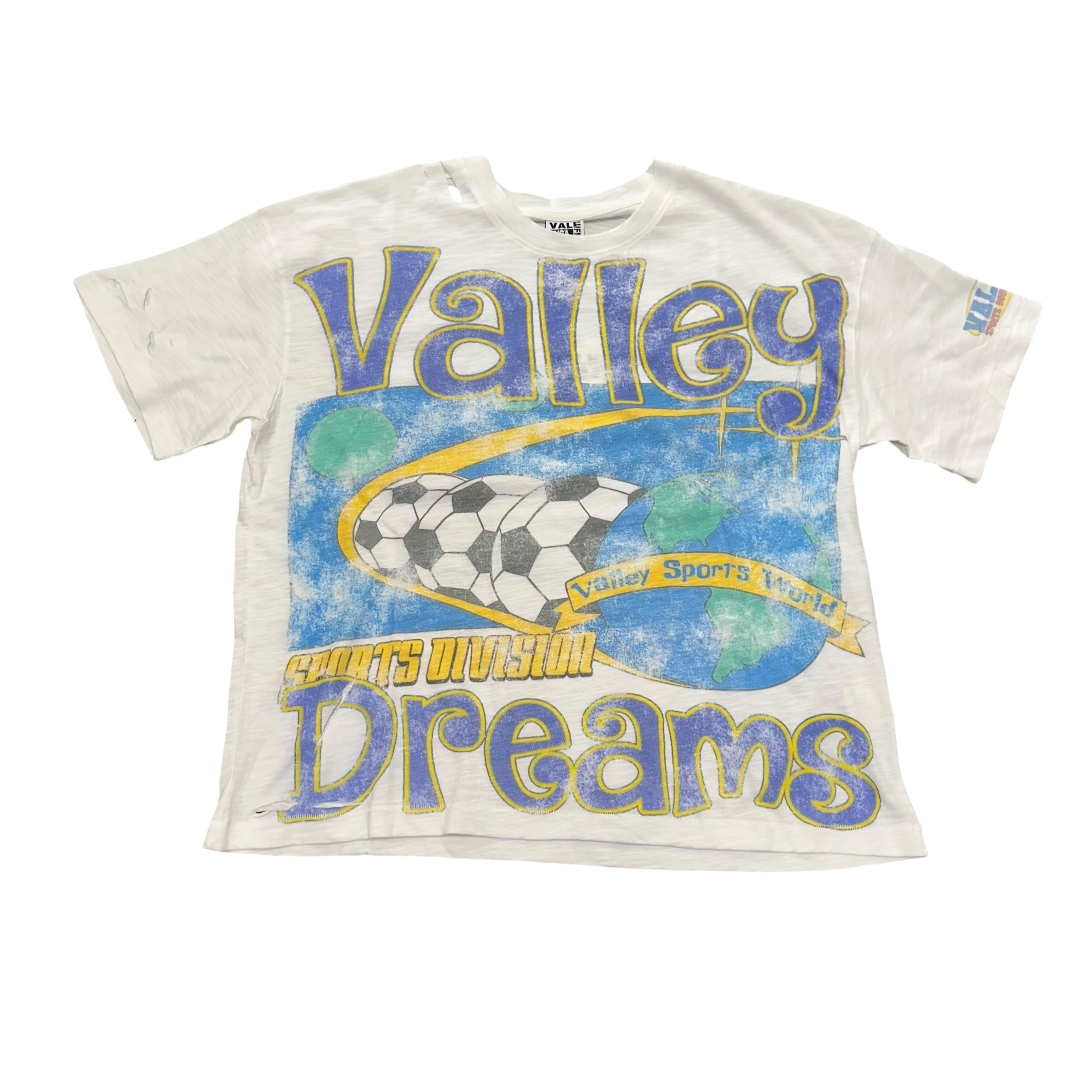 Brand New Vale Futball Tee White