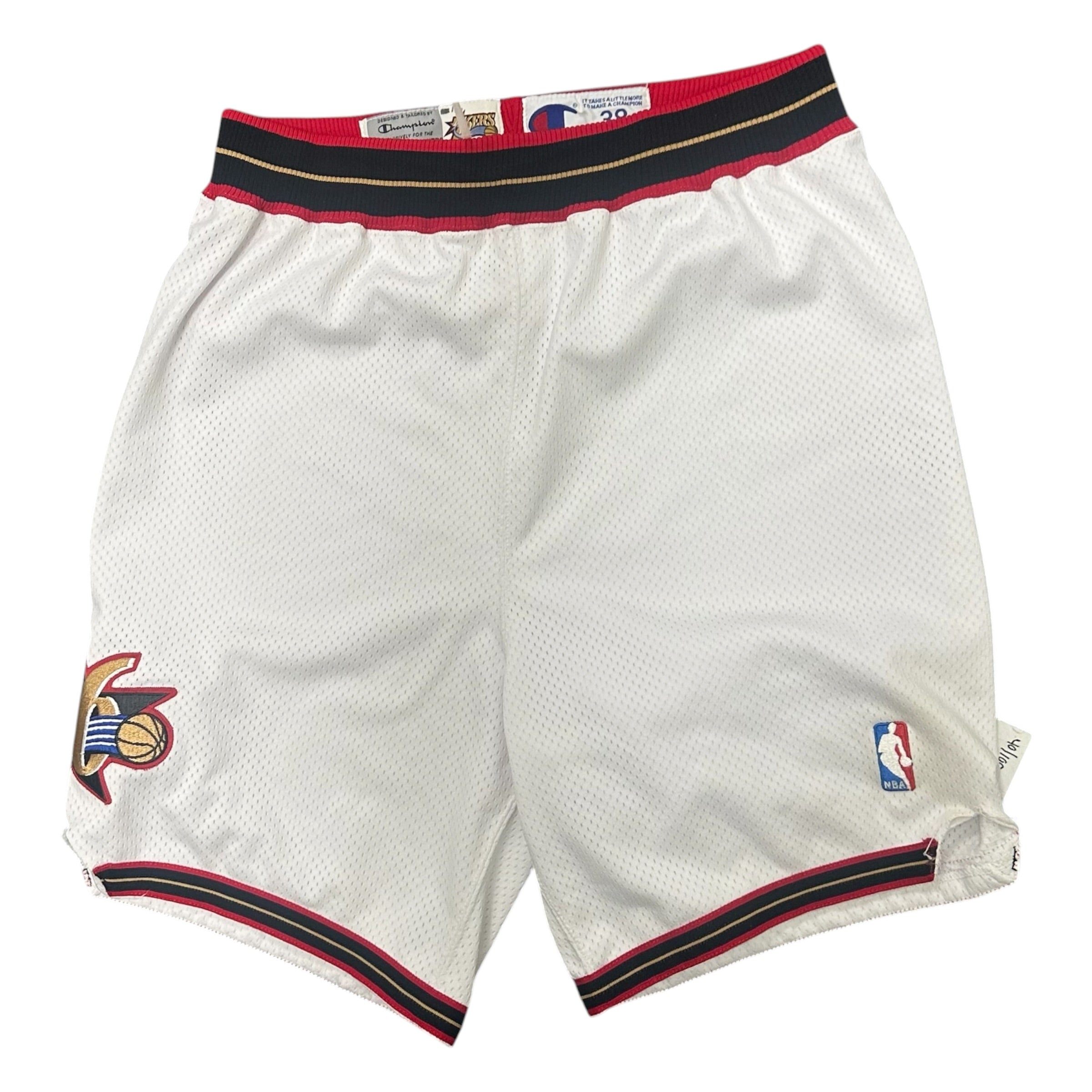 Vintage 76ers Basketball Shorts 'White'