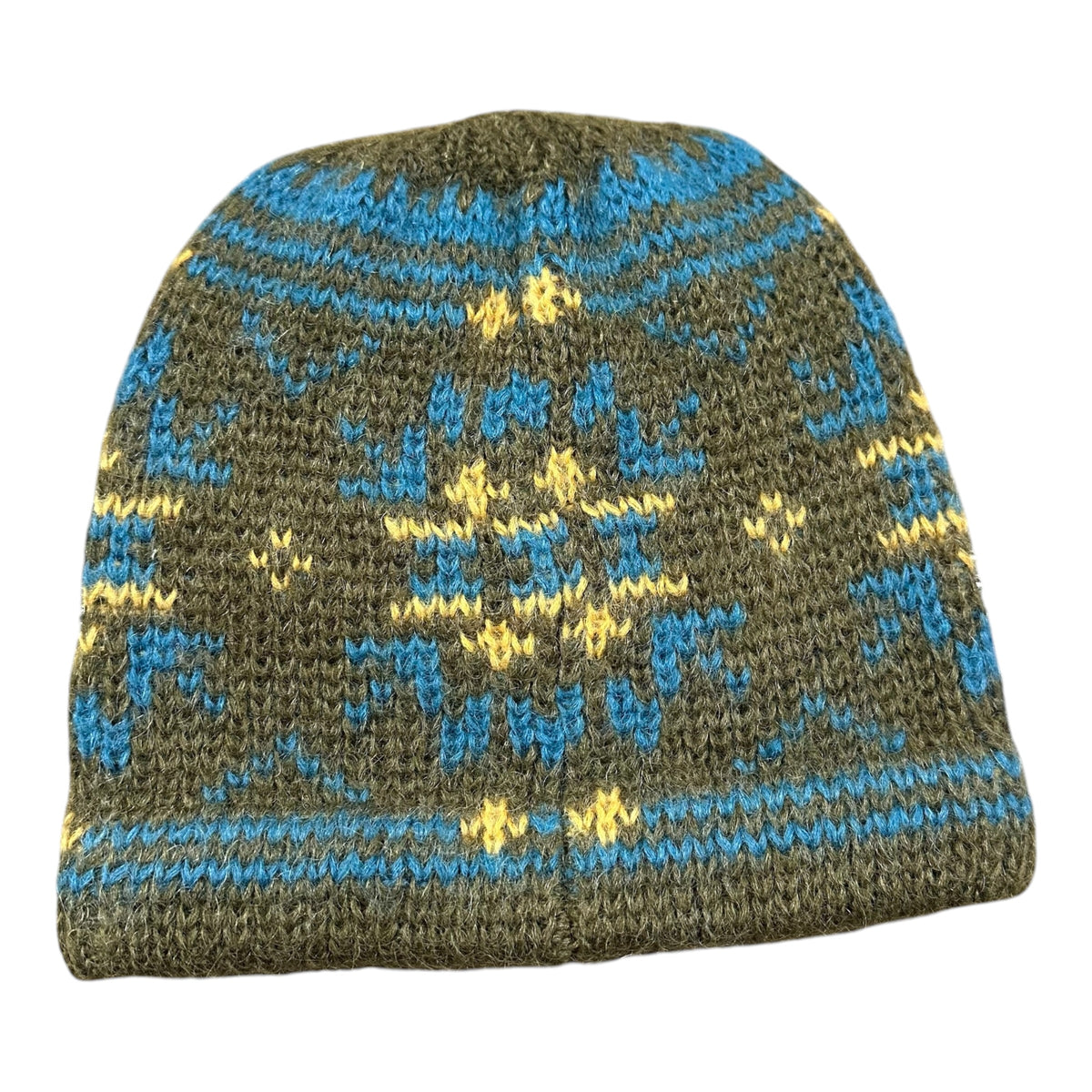 BRAND NEW Supreme Studded Fair Isle Beanie “Olive Green”