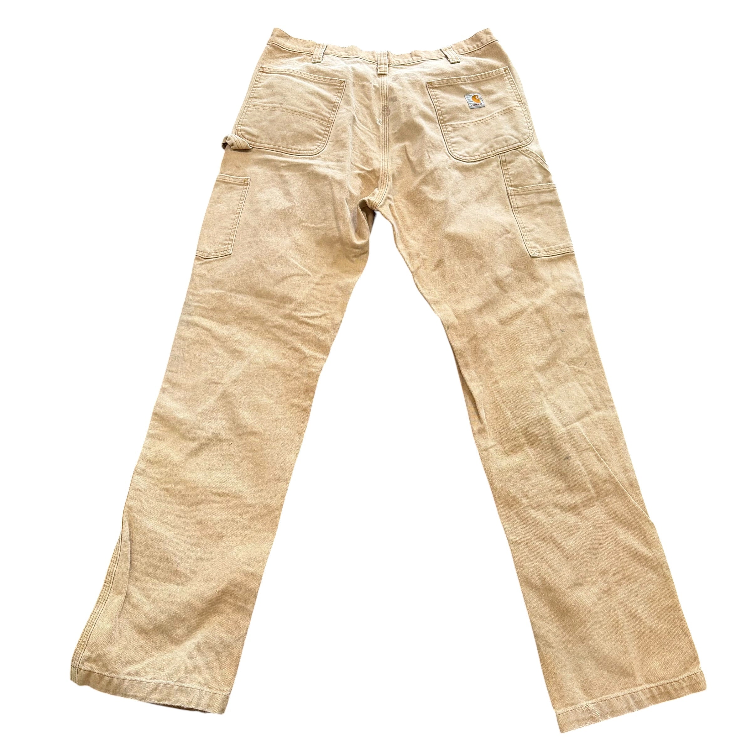 Carhartt Khaki Distressed Double Knee (36)