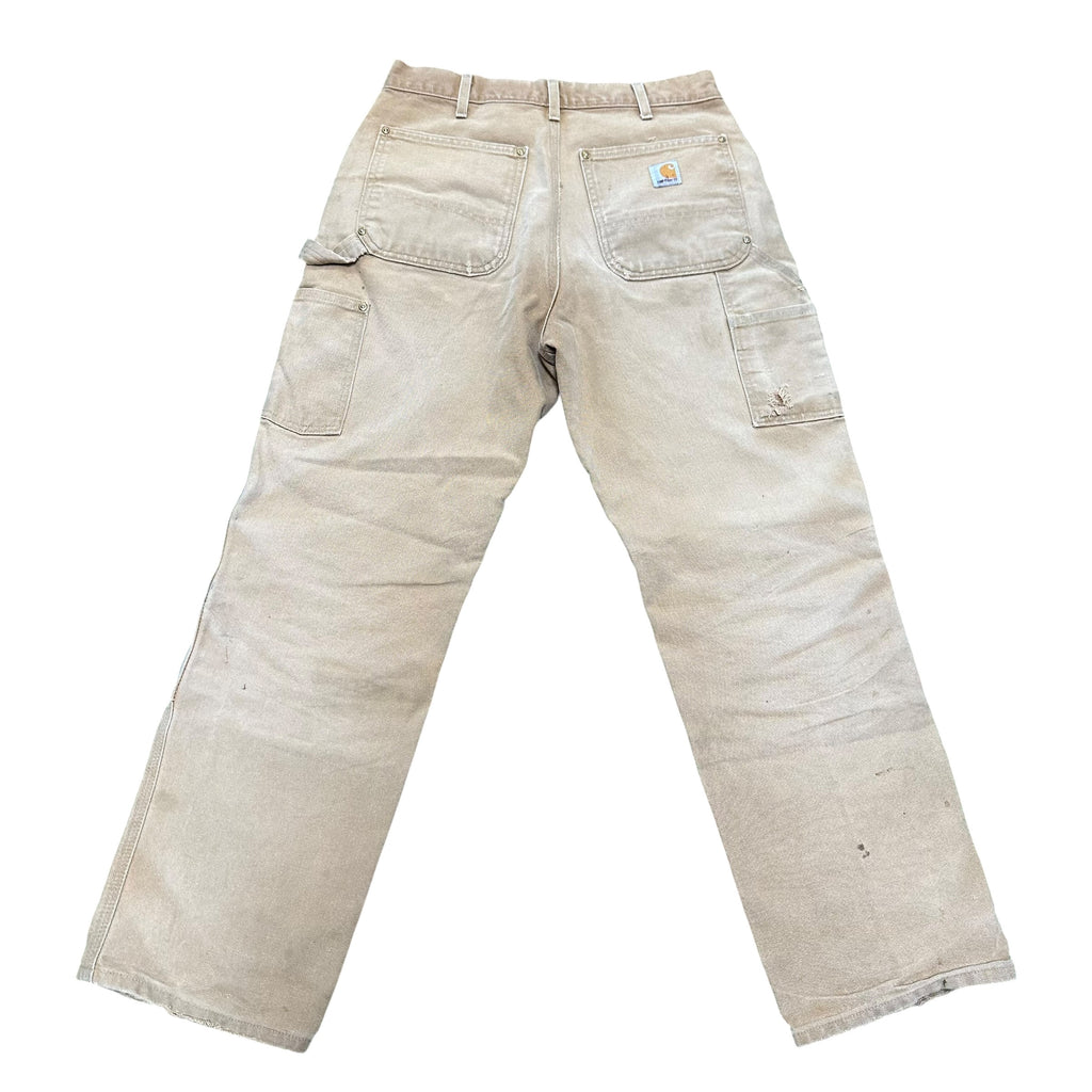 Tan Carhartt Double Knee Pants