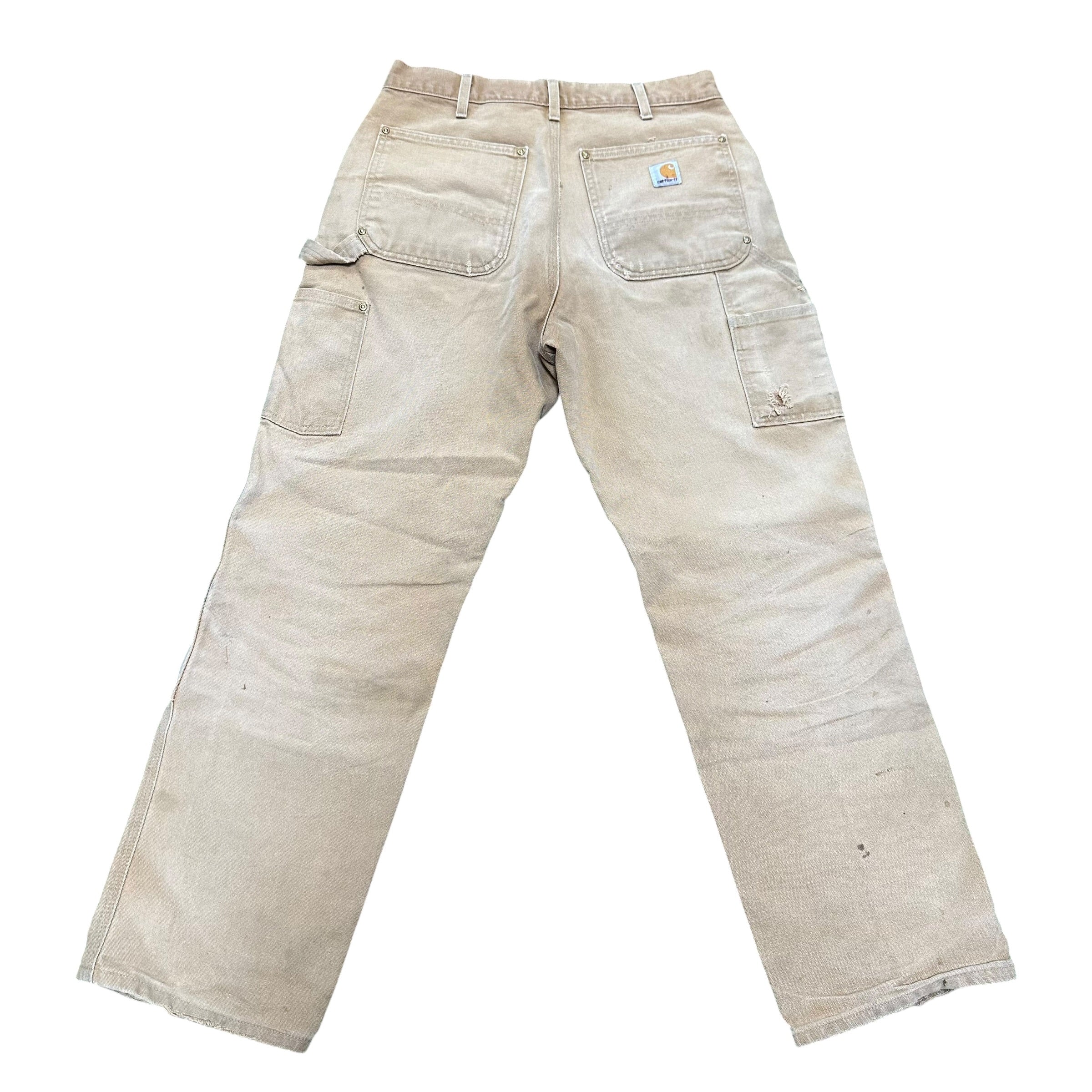 Tan Carhartt Double Knee Pants