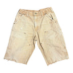 Vintage Carhartt Khaki Double Knee Shorts(32)