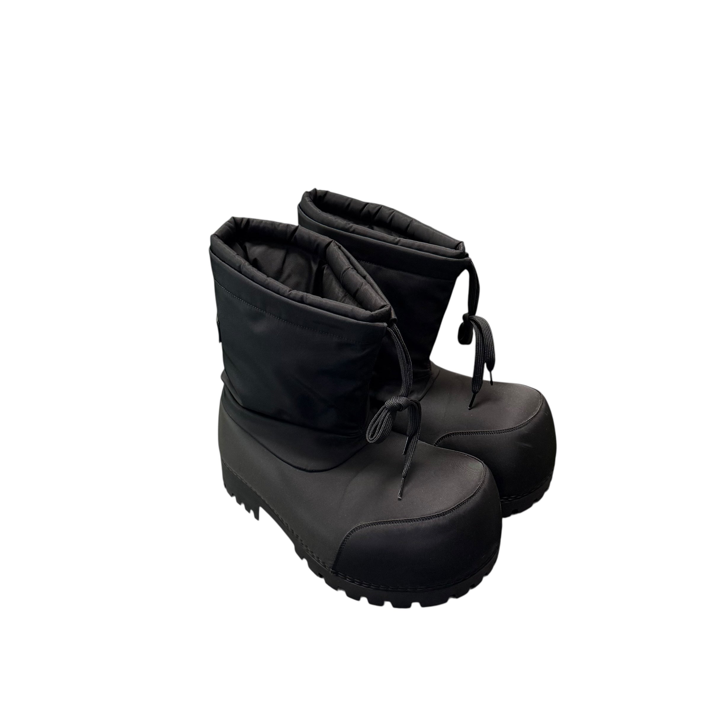 Black Balenciaga High Alaska Boots