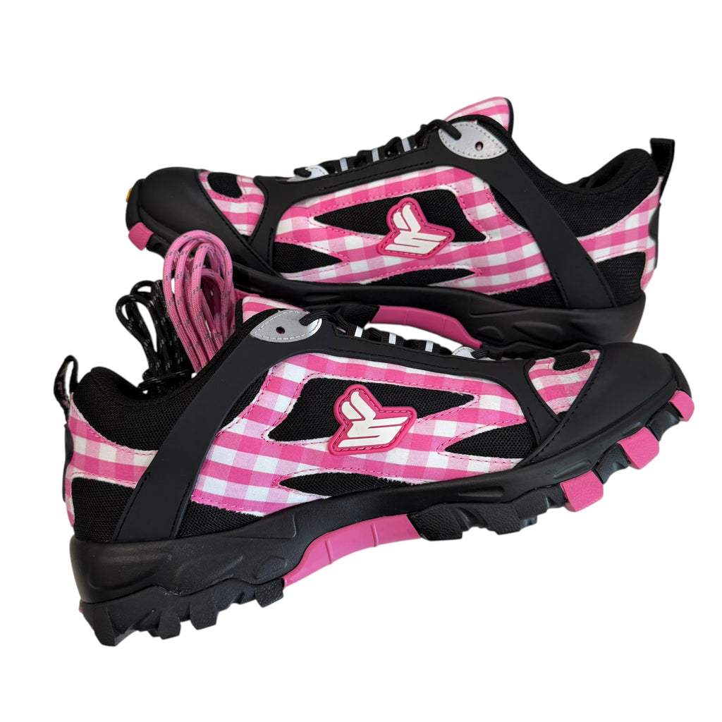 New EE x Sicko Hiking Sneaker “Black/Pink”