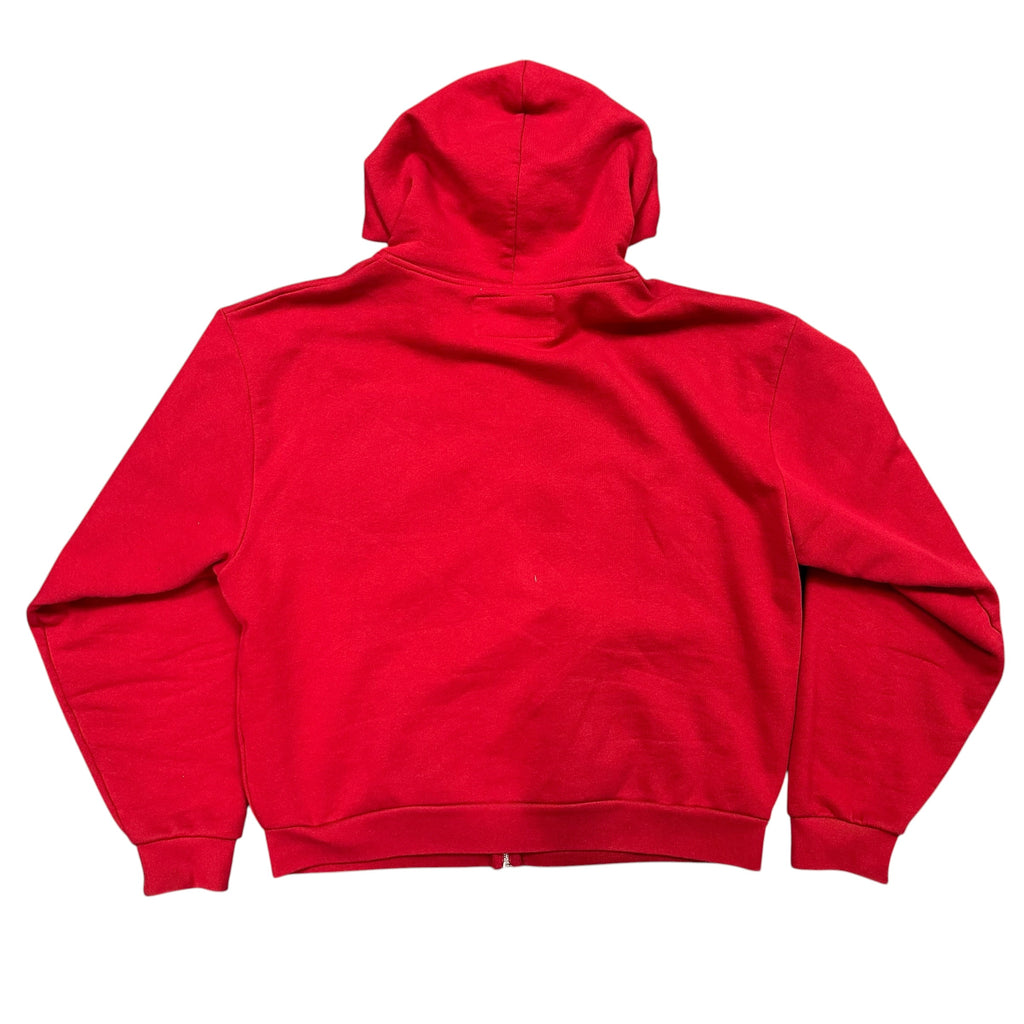 Sp5der Angel Number Zip Hoodie "Merlot"