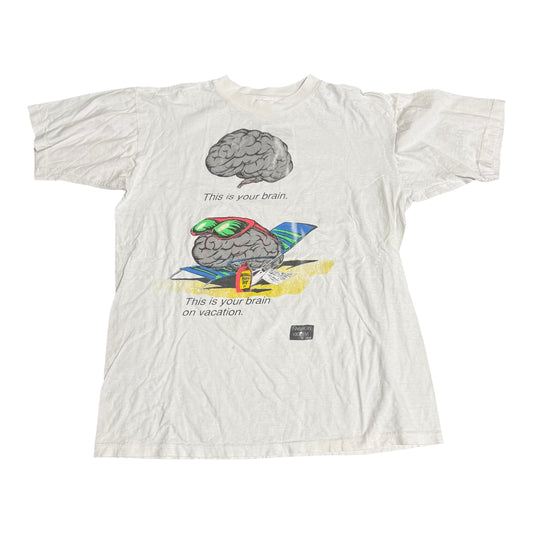 '90 "This Is Your Brain On Vacation" Tee