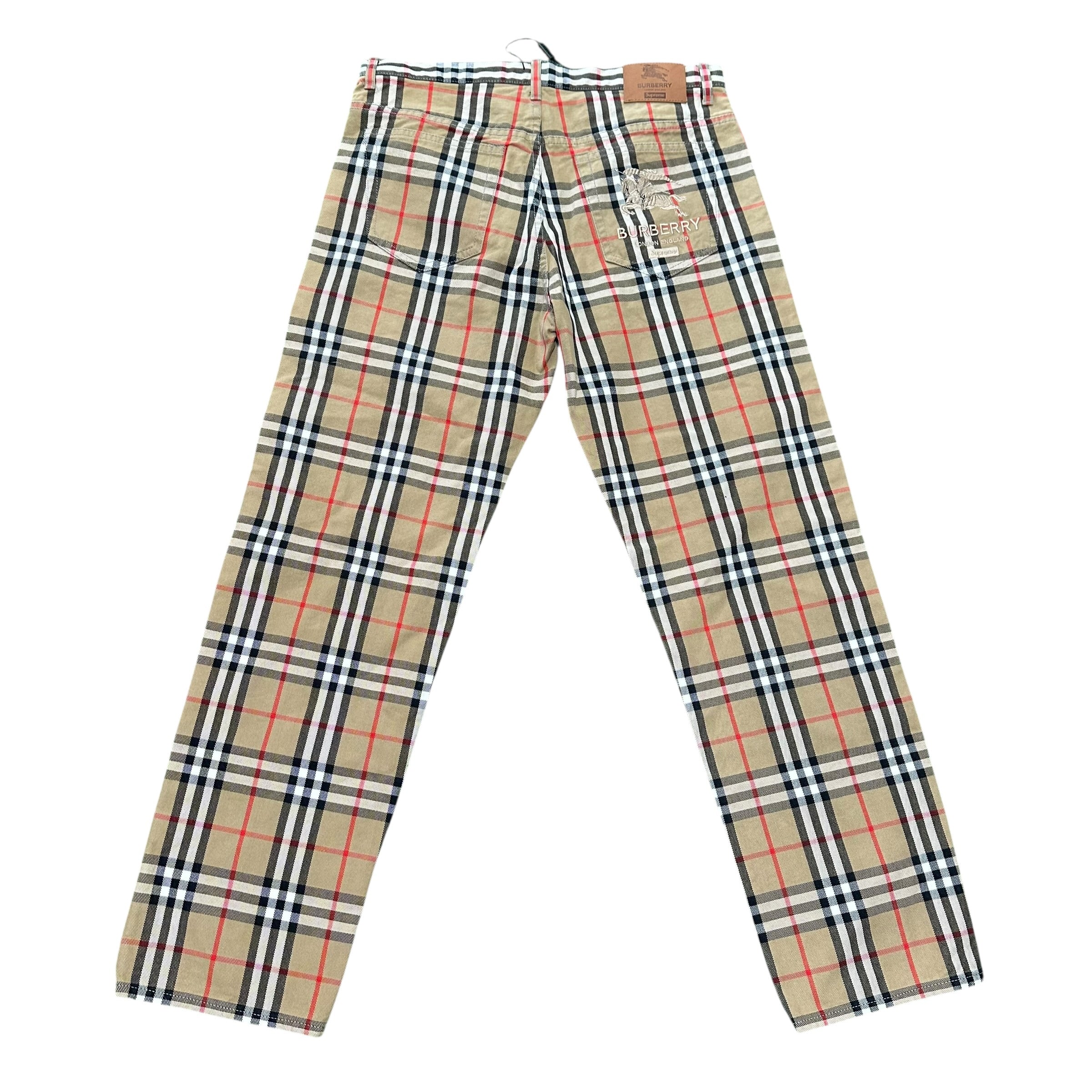 Supreme x Burberry Regular Jeans